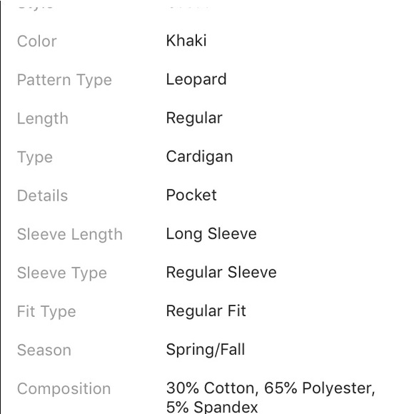 ❗️LAST ONE ❗️Leopard print pocket cardigan - Picture 7 of 8